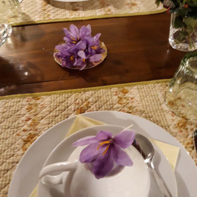 soggiorno colazione con fiori mia
