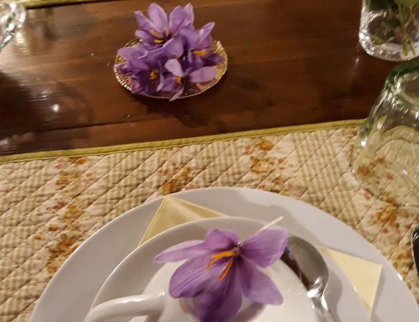 soggiorno colazione con fiori mia